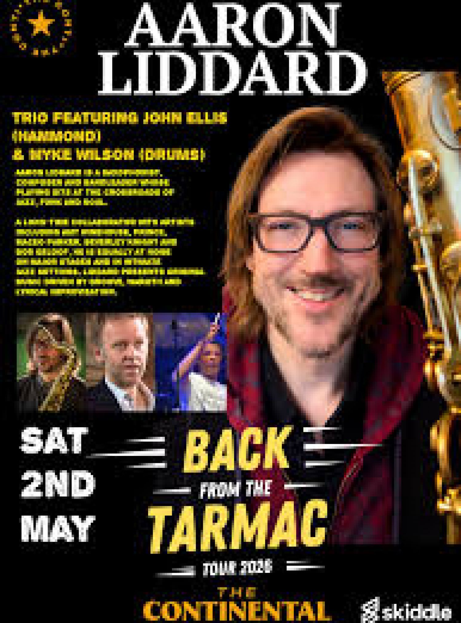 Aaron Liddard - Back from the Tarmac Tour 