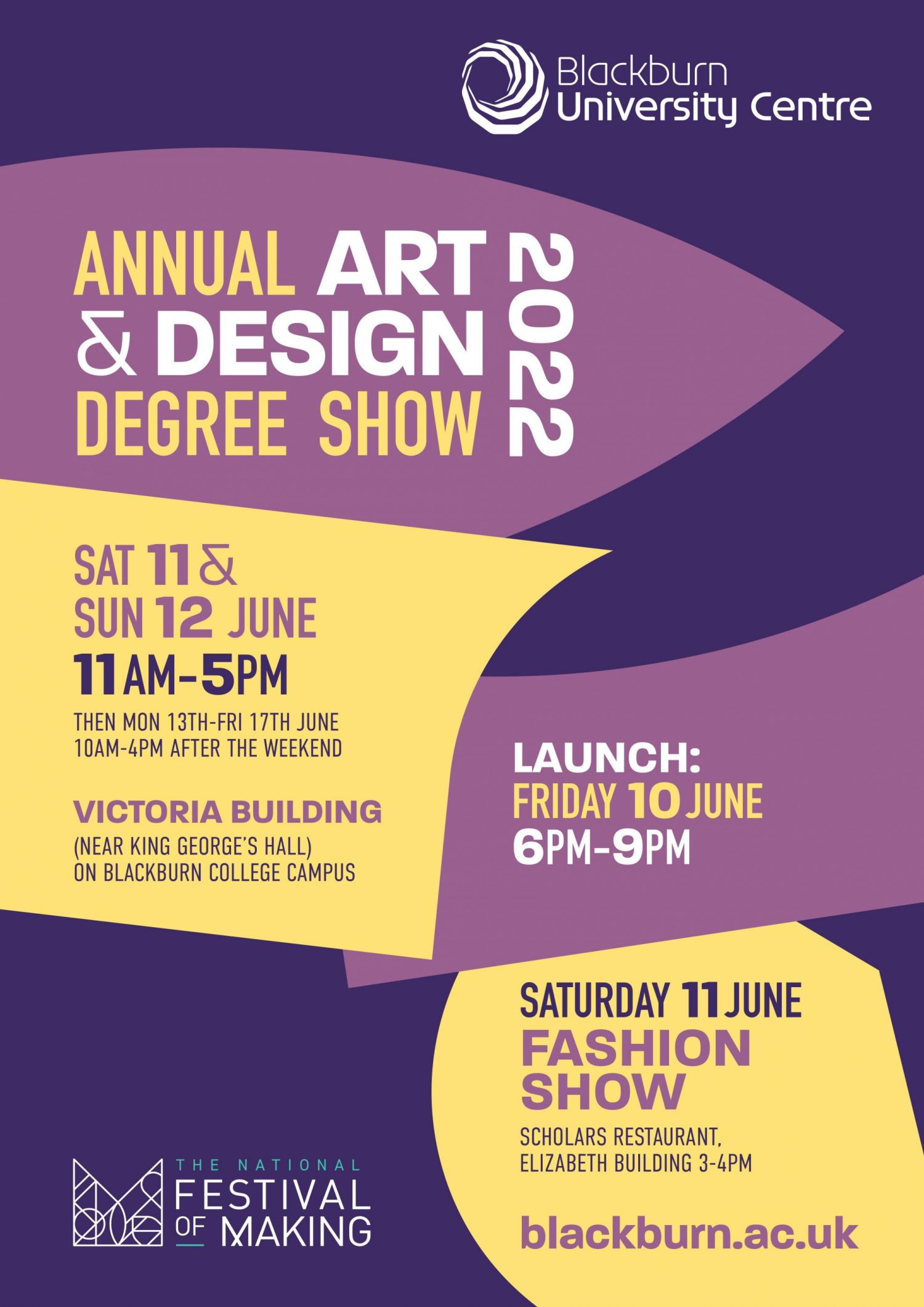 Blackburn Higher Education  Art and Design Degree Show 2022