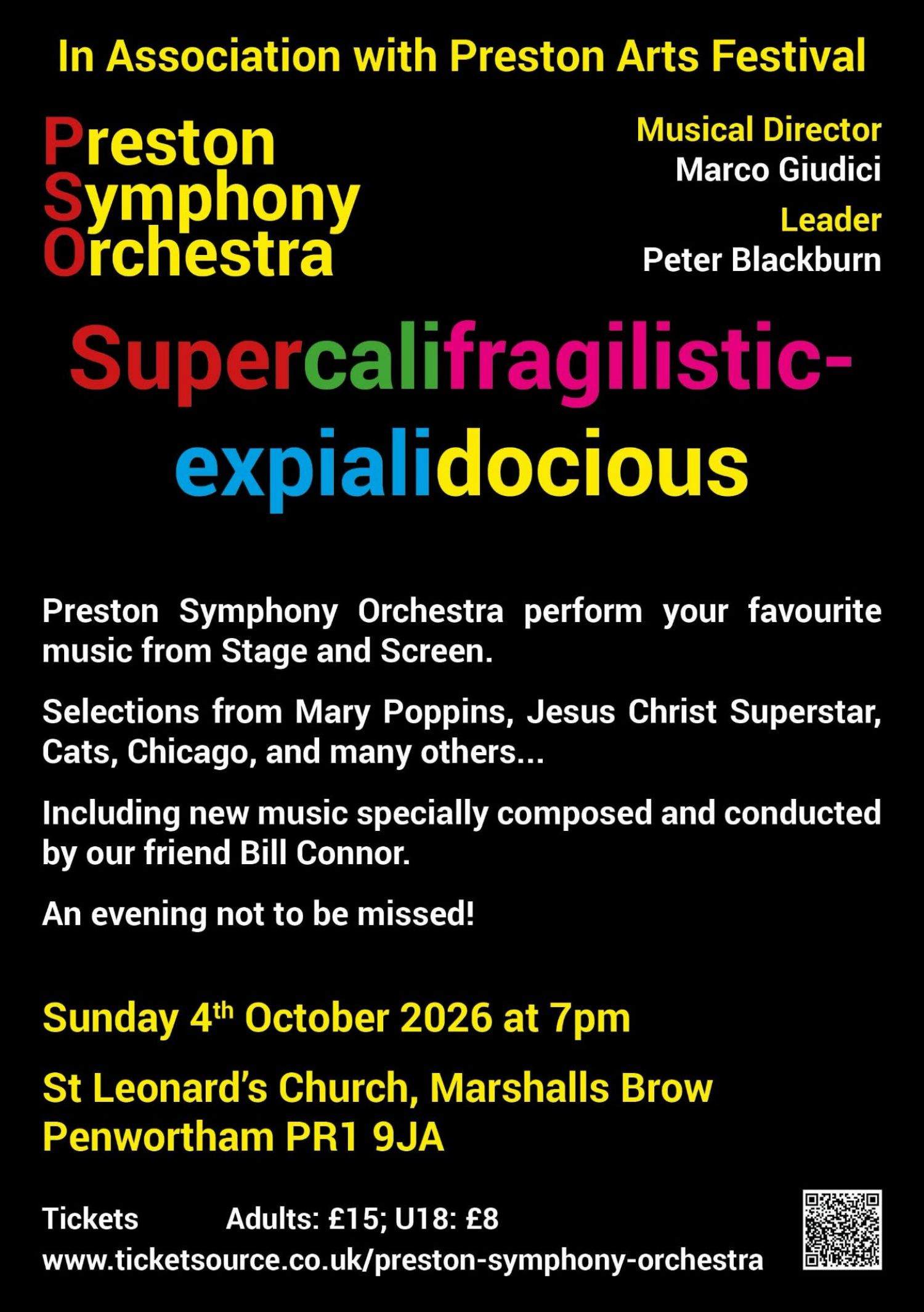 Preston Symphony Orchestra - Supercalifragilisticexpialidocious