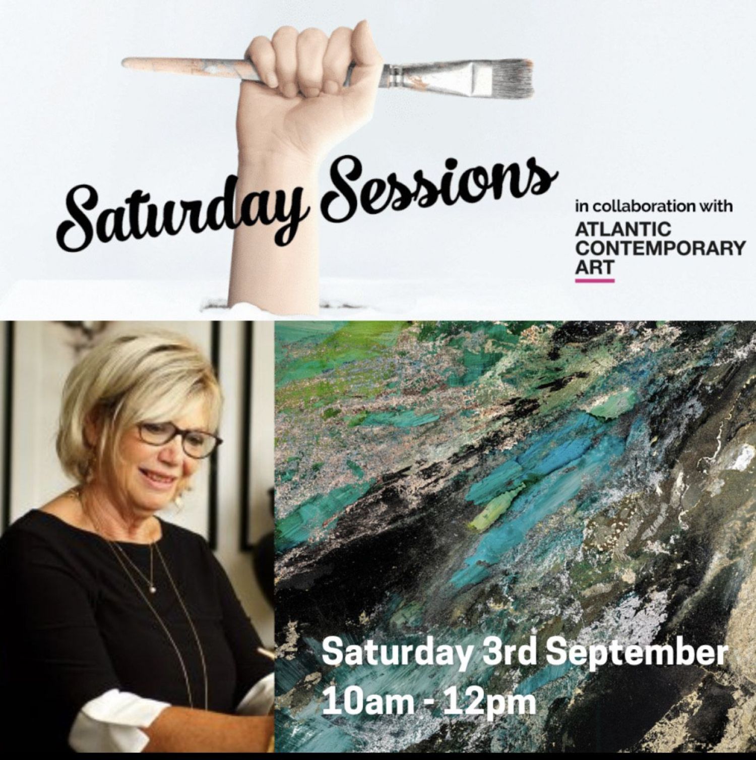 Saturday Sessions #10 - Fluid Art & Mixed Media Workshop