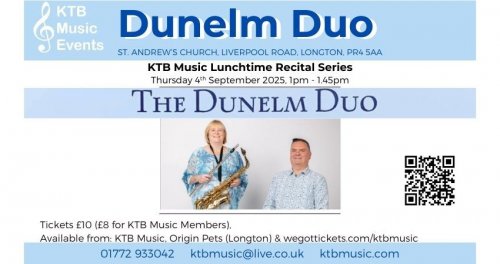 The Dunelm Duo - Woodwind/Sax and Piano Recital