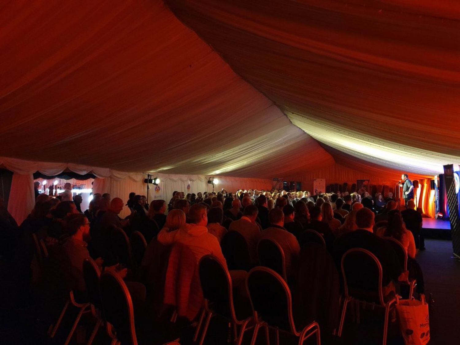 The Southport Comedy Festival Under Canvas