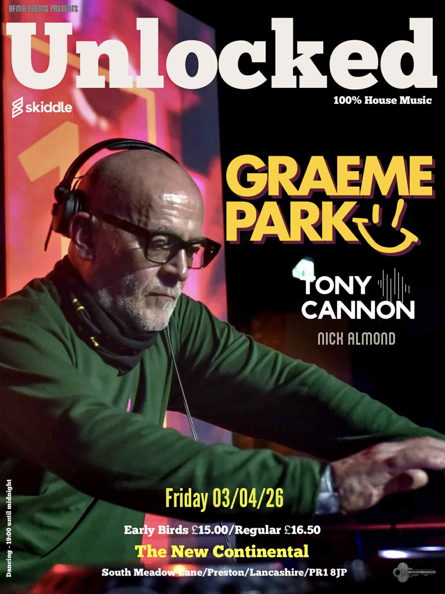 Unlocked - Graeme Park & Special Guest DJs.