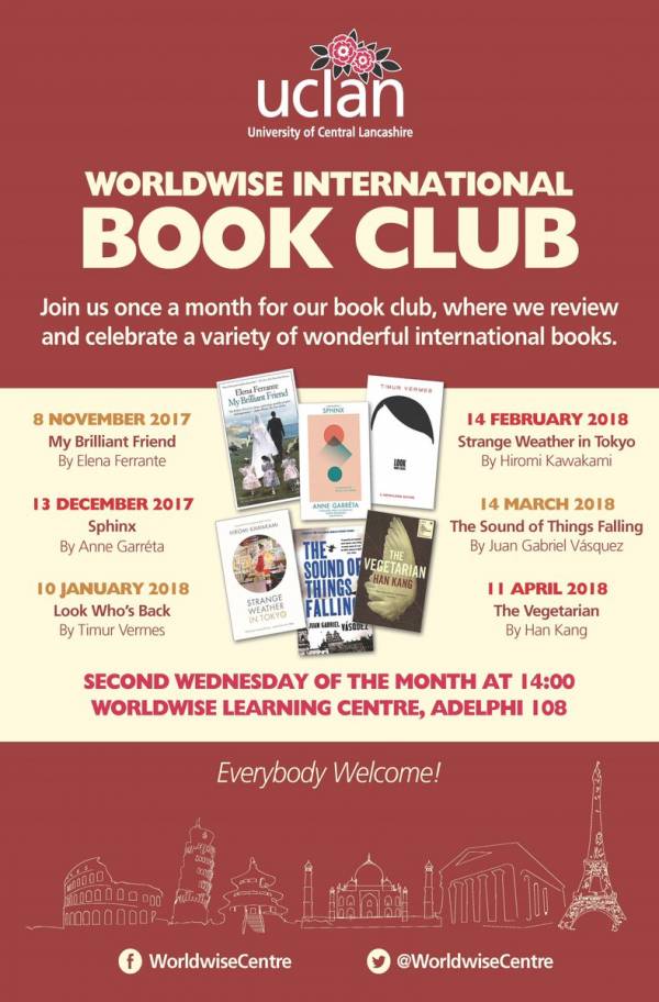 UCLAN's Book Club 13/12/17 2-3pm 