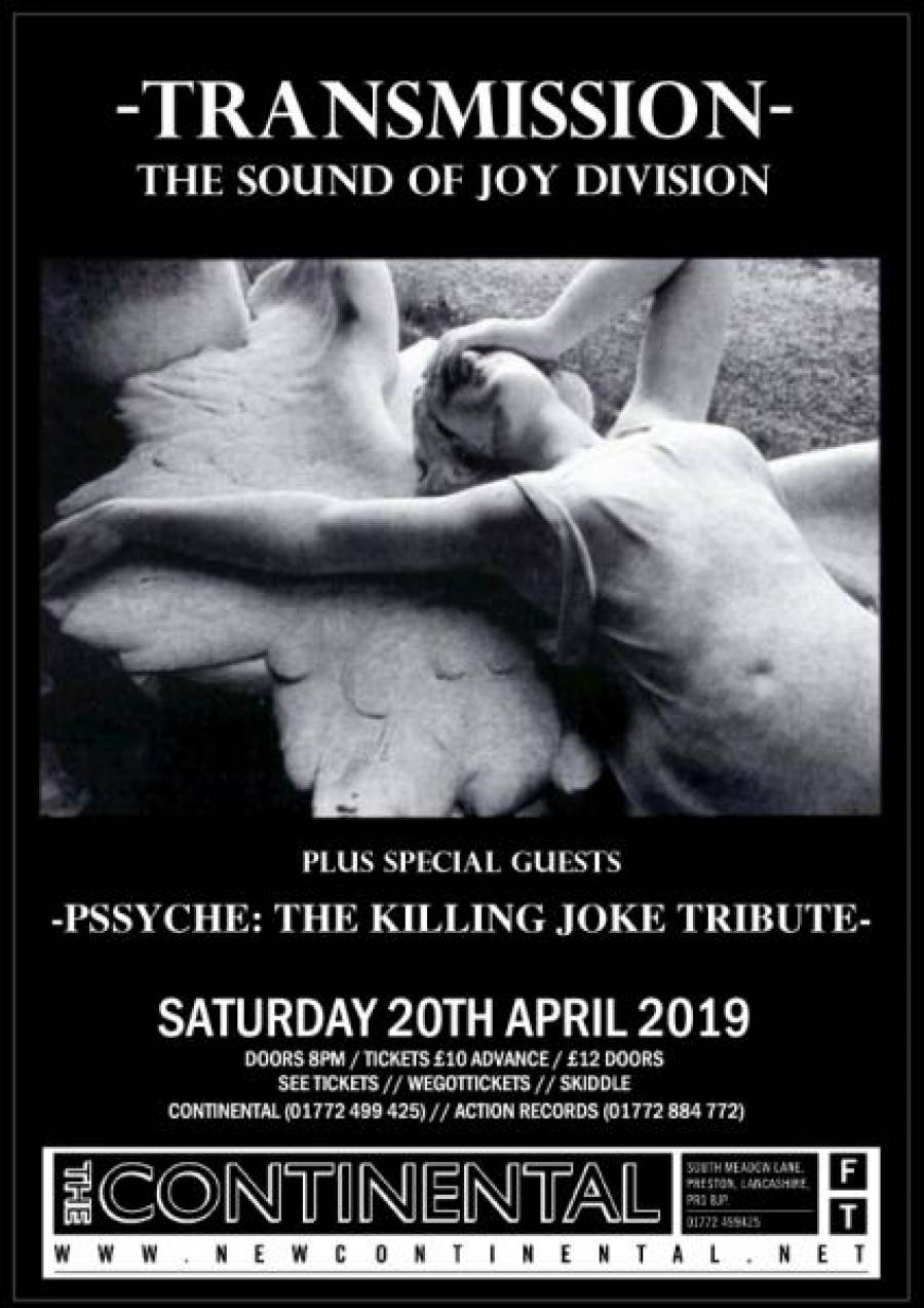 Post Punk Tribute Acts - The Continental - 8pm- 20/4/19