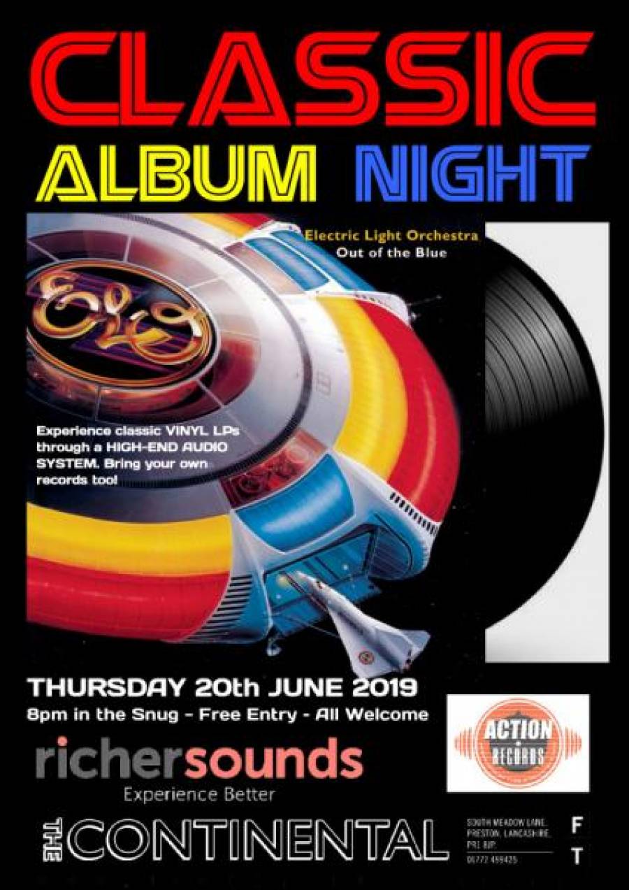 ELO \'Out Of The Blue\' In Full - The New Continental - 8pm - 20/6/19