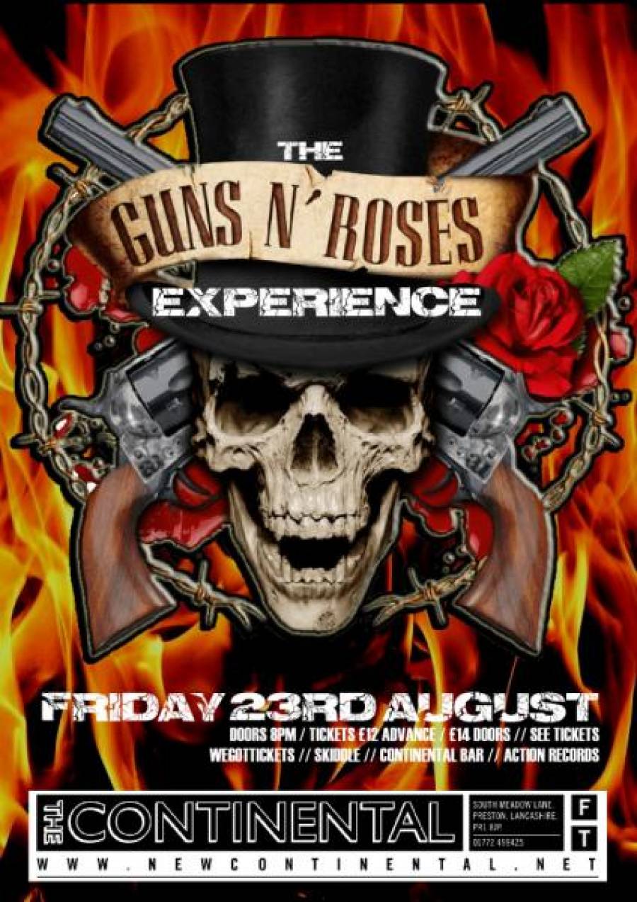 The Guns And Roses Experience - The Continental - 8pm - 23/8/19