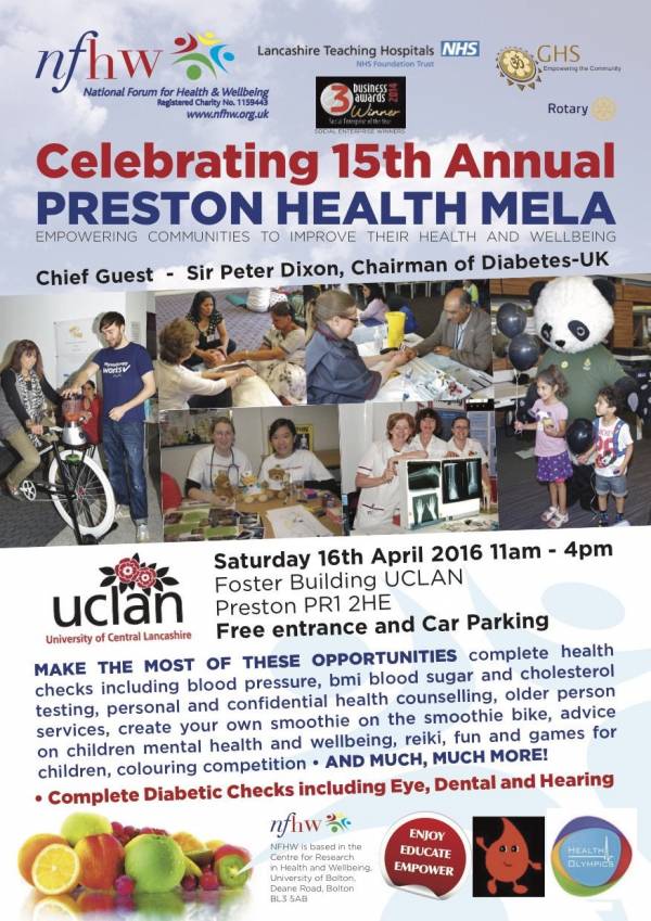 Preston\'s 15th Annual Health Mela 