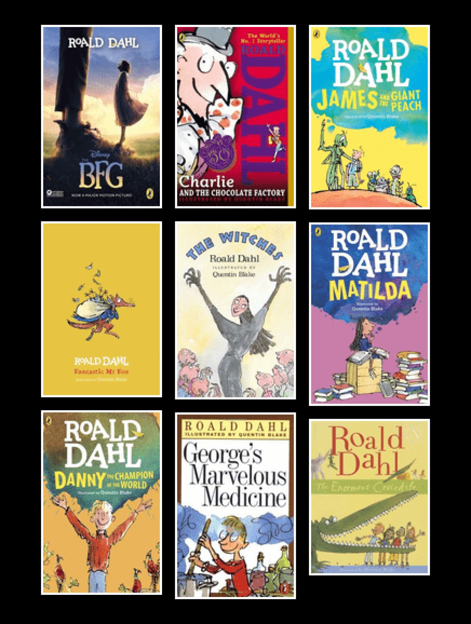 Creative Outlooks - The Books of Roald Dahl - A World of Pure Imagination 